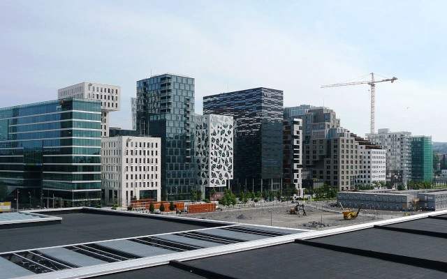 Imagen de la zona conocida como Código de Barras de Oslo - Imagen de Wikipedia