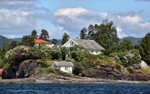 Casas en una isla del fiordo de Oslo - Imagen de Guias-Viajar.com