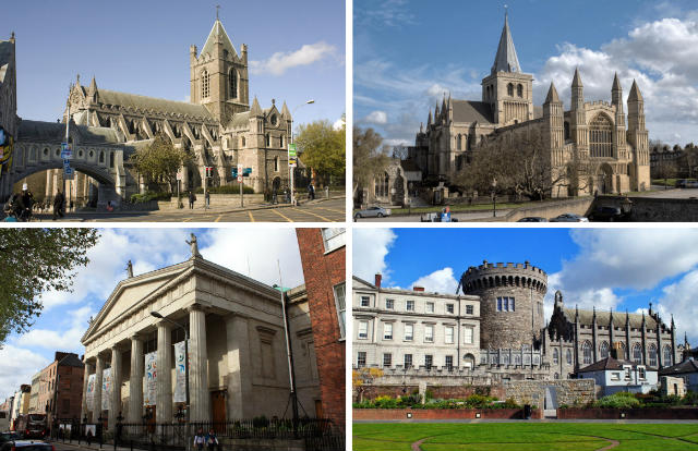 Catedral de san Patricio, de la Santísima Trinidad, de Santa María y el Castillo de Dublín - Destino y Sabor