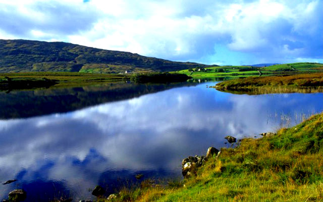 Paisaje de la región de Connemara - Imagen de Francaisdublin