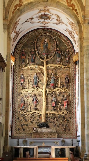 Árbol de Jesé en Santa María del Castillo de Olivenza - Destino y Sabor