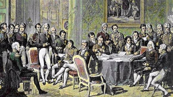 Grabado del Congreso de Viena de 1815 - Imagen de Wikipedia