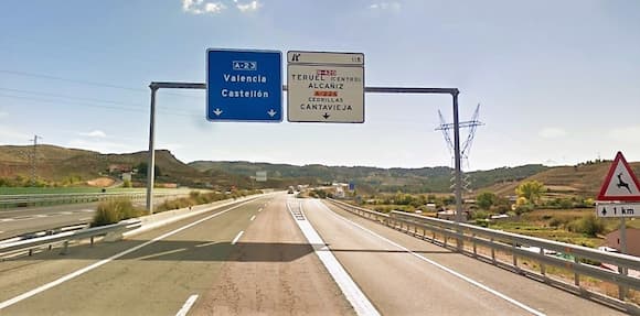 Llegando a Teruel por la autovía A-23 - Destino y Sabor