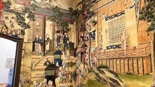Detalles del salón chino del Palacio de Cotilla - Destino y Sabor