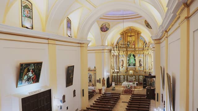 Interior de la Iglesia del Convento de Santa María de la Victoria - Imagen de Turismo Villarejo de Salvanés