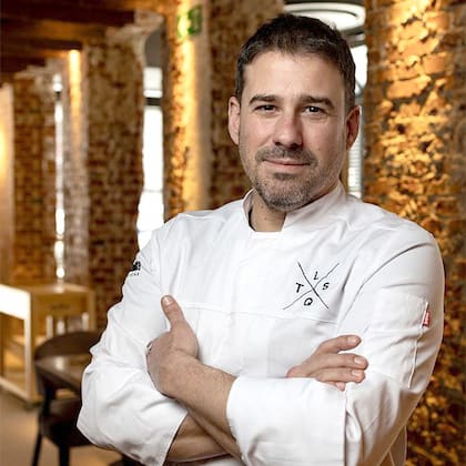 Chef Ramón Martín de la Escuela de cocina ‘Lumbre’